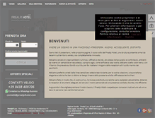 Tablet Screenshot of prealpihotel.com